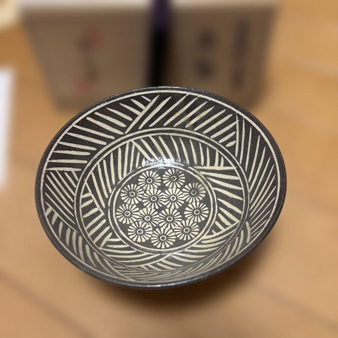 新品　茶碗三島