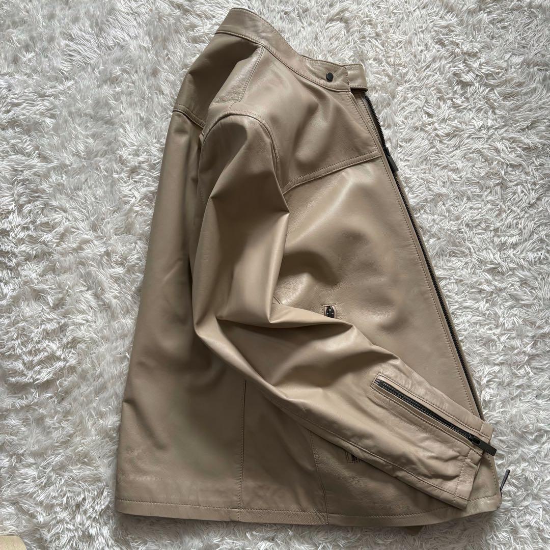 新品　ジョゼフオム　2025年モデル　レザージャケット　ライダースジャケット　M