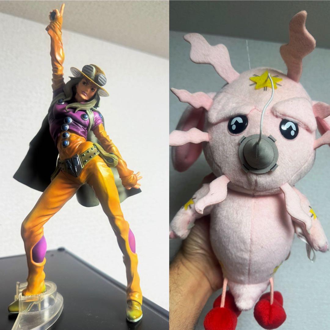 ジョジョ第7部ジャイロツェッペリ一番くじフィギュア + タスクぬいぐるみ SBR