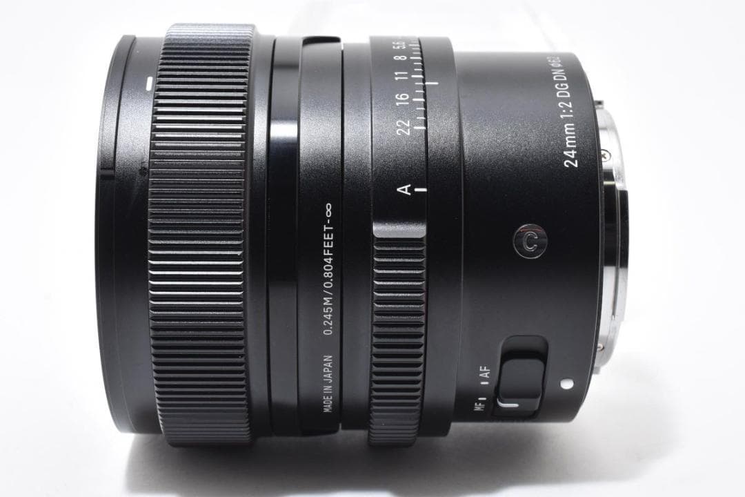 【美品】 SIGMA シグマ 24mm 2 DG DN SONY ソニー レンズ