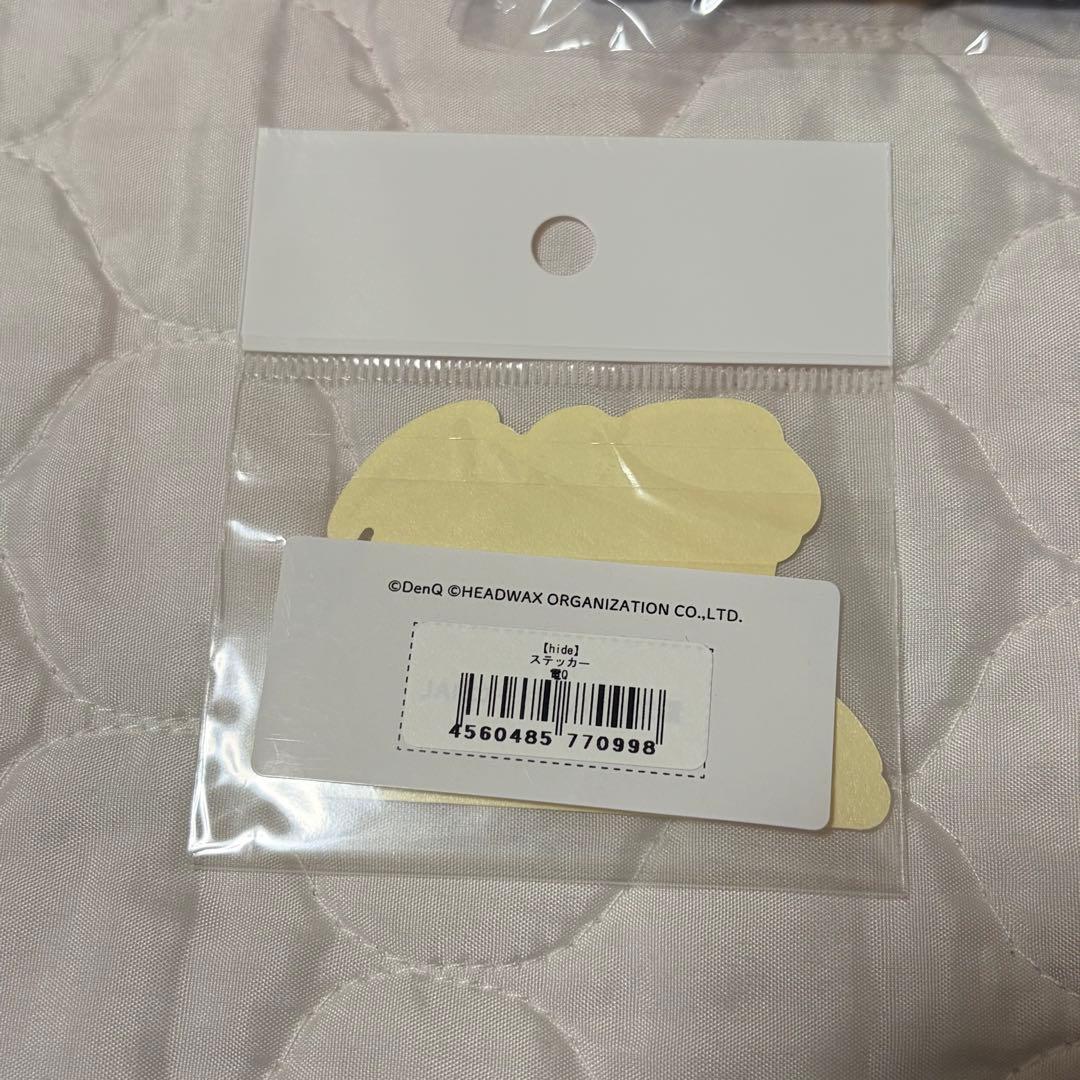 未使用 Tシャツ 2枚セットXLサイズ hide 電Q コラボ ステッカー付き