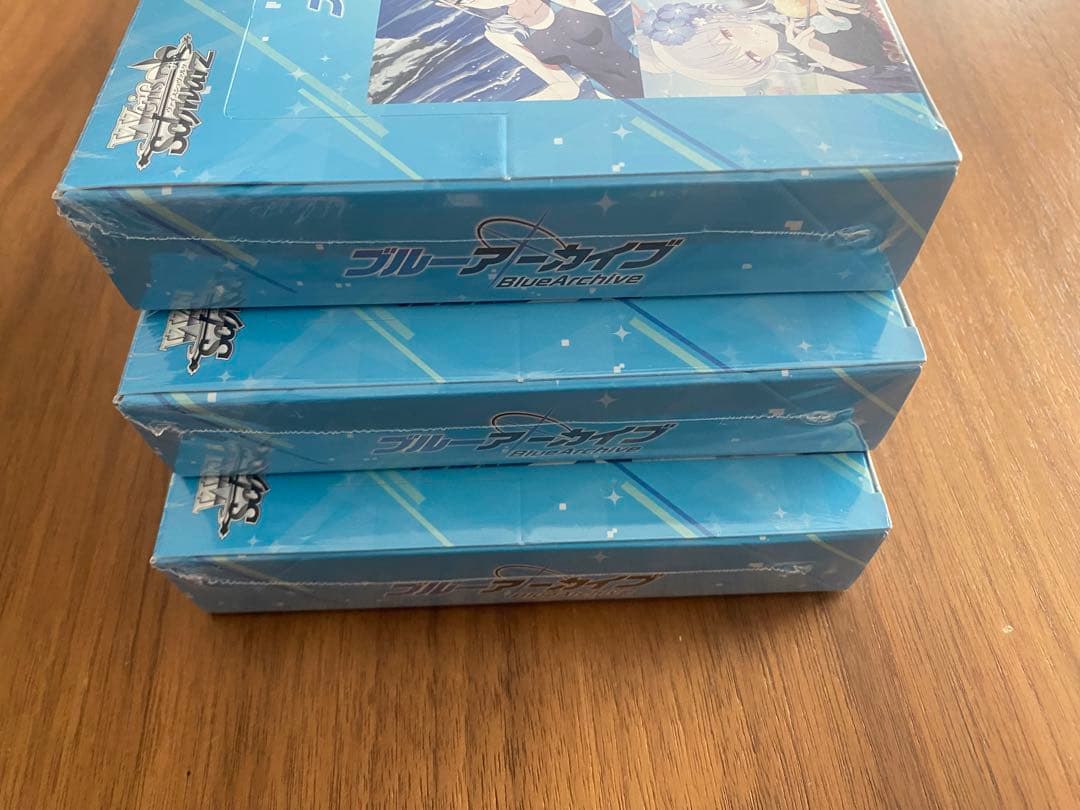 ヴァイスシュヴァルツ　ブルーアーカイブ　BOX シュリンク付き　3箱