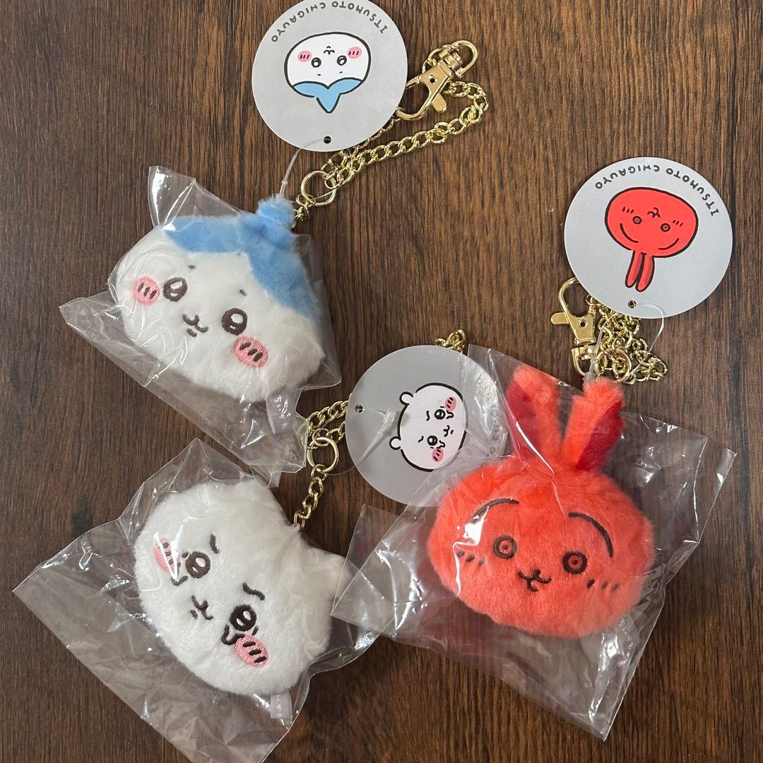 ちいかわ　いつもとちがうよおかおマスコット3種セット