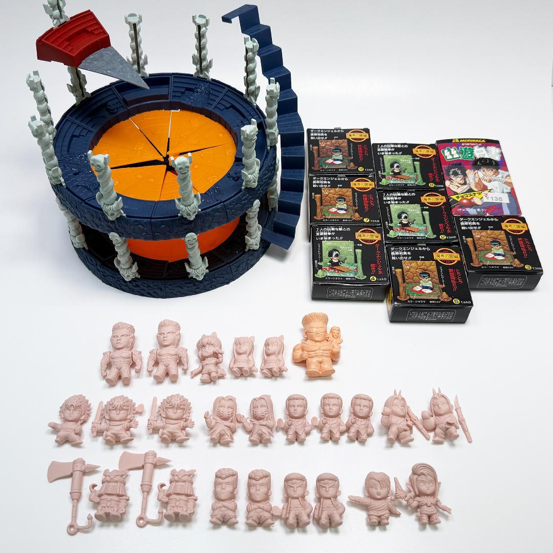 希少 幽遊白書 森永 チョコスナック フィギュア 闘技場 ジオラマ 食玩