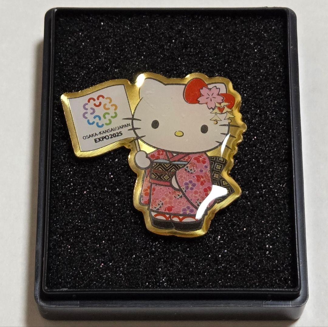 【非売品】EXPO2025 大阪・関西万博　ハローキティ ピンバッジ