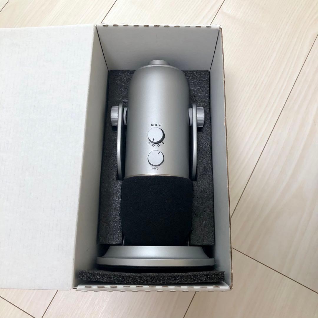 Logicool G Blue Yeti USB コンデンサー マイク シルバー