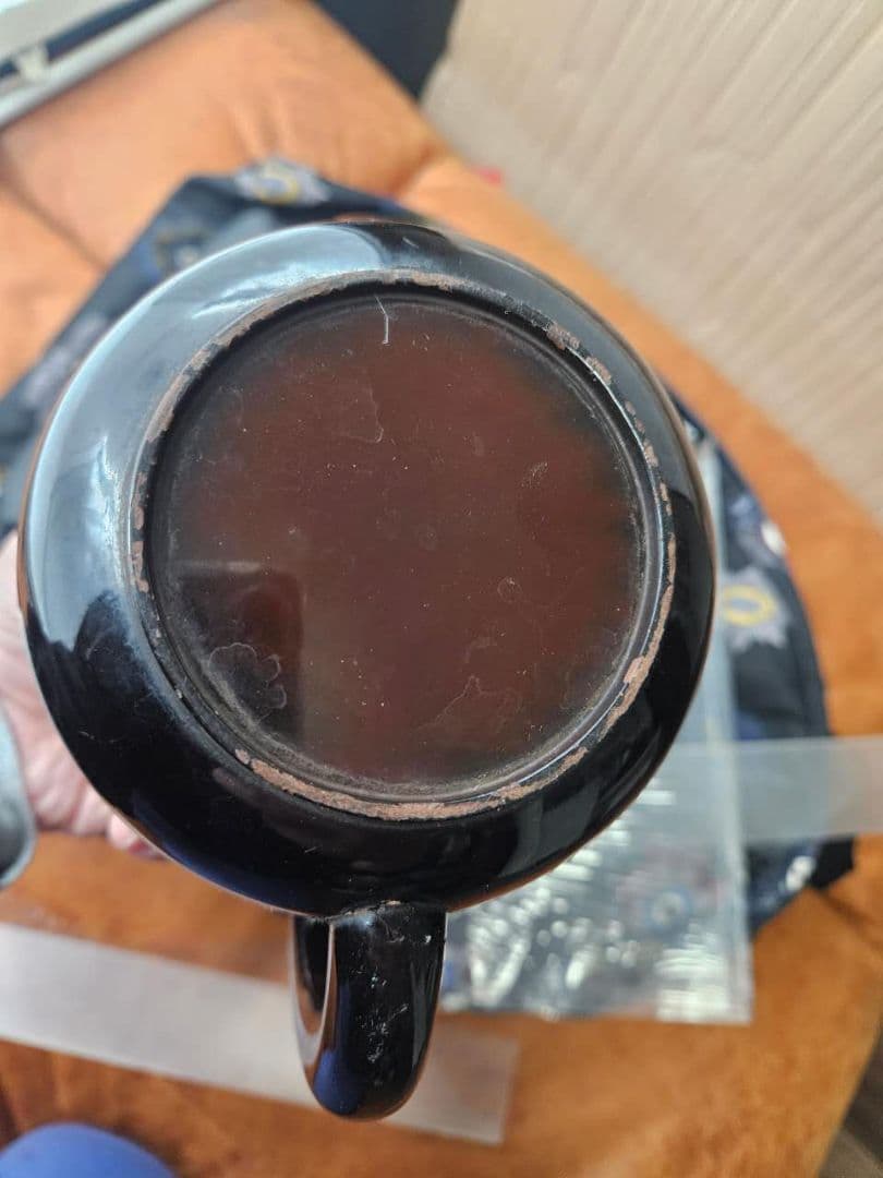 時代黒漆 徳川家葵御紋　蒔絵 水注 大名道具 湯斗 湯桶 古美術品