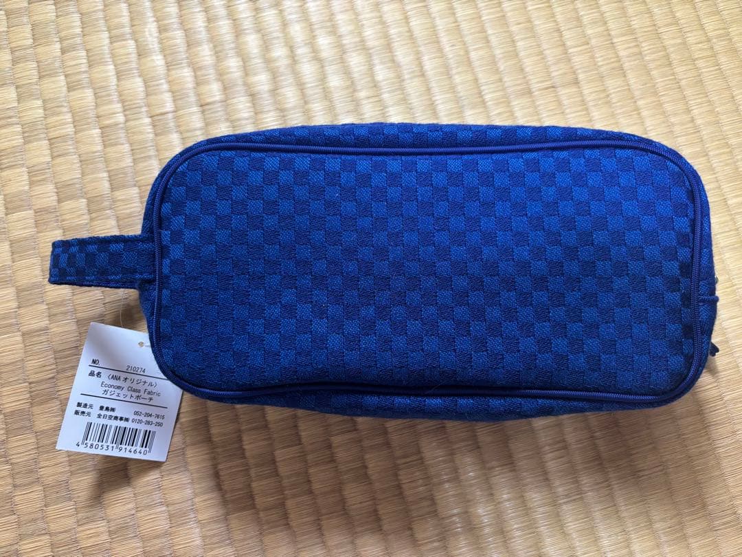 【未使用】ANAオリジナルEconomyClassFabric ガジェットポーチ