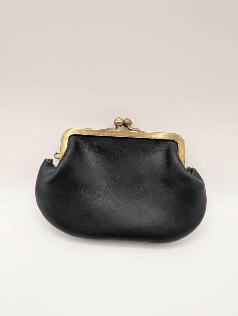 N25 がま口財布　Mサイズ　ブラック