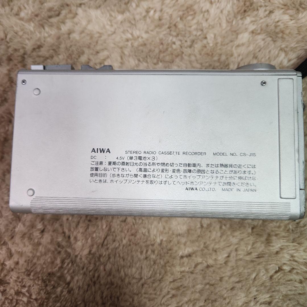 AIWA CS-J1 ポータブルカセットプレーヤー
