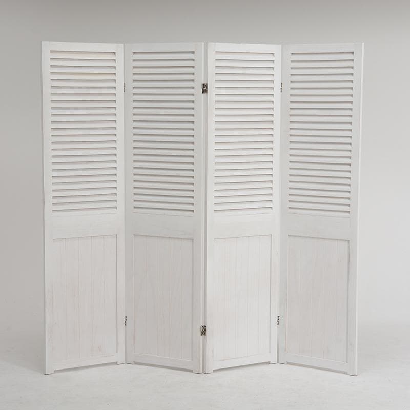 【新品・未使用】　シャビーウッドファニチャー　パーテーション　4連