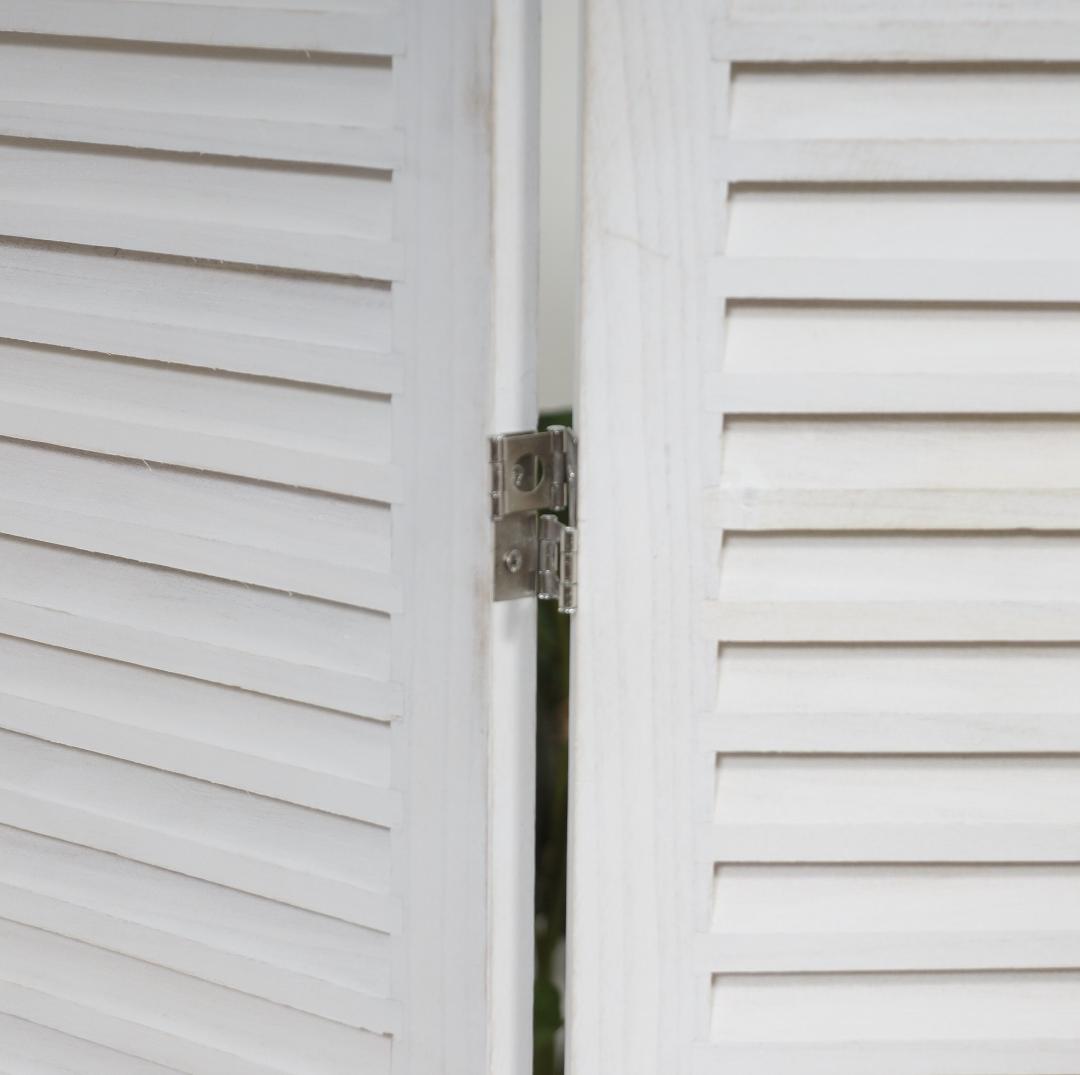 【新品・未使用】　シャビーウッドファニチャー　パーテーション　4連