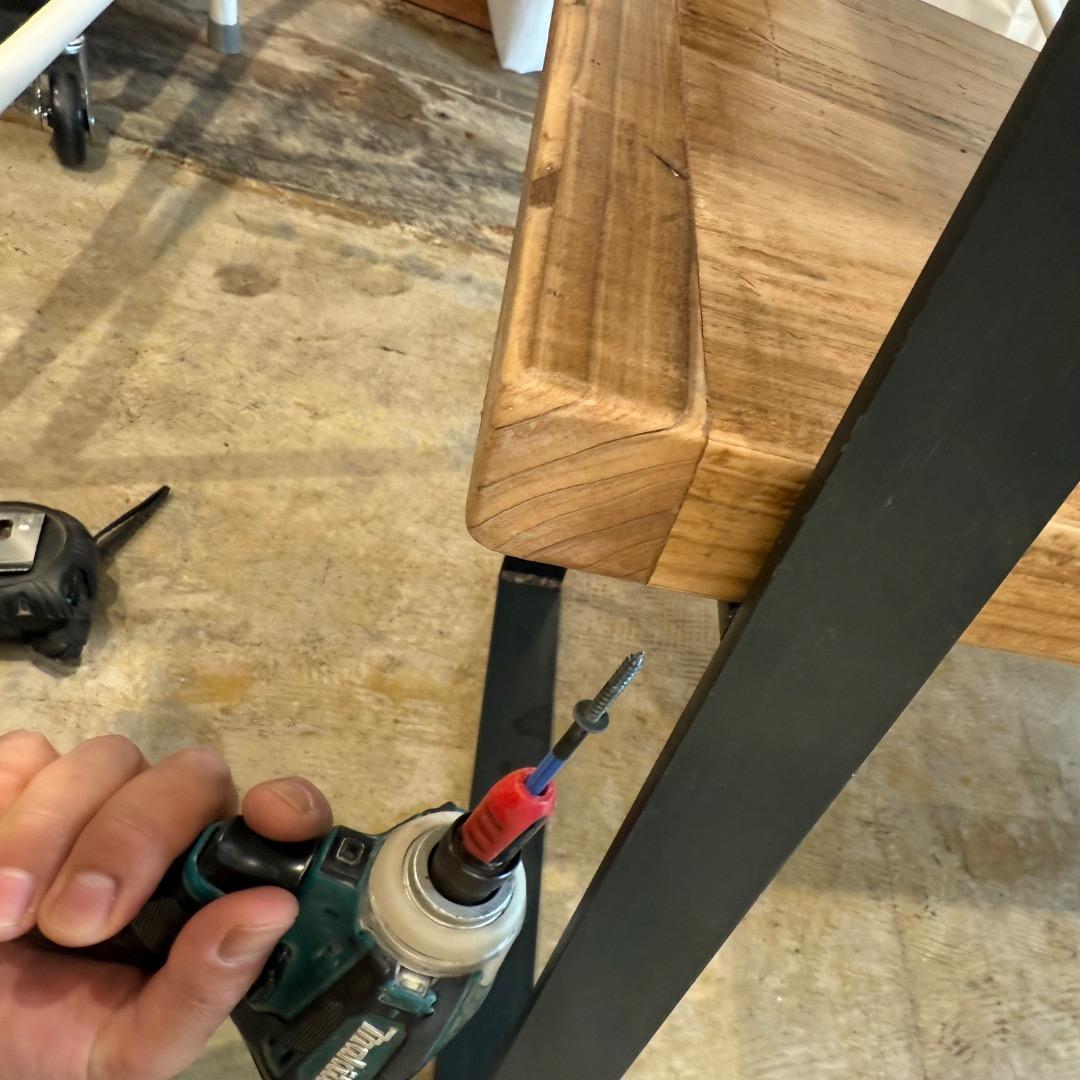 ▼ラスティックシェルフ 2nd 足場古材 アイアン 棚 什器