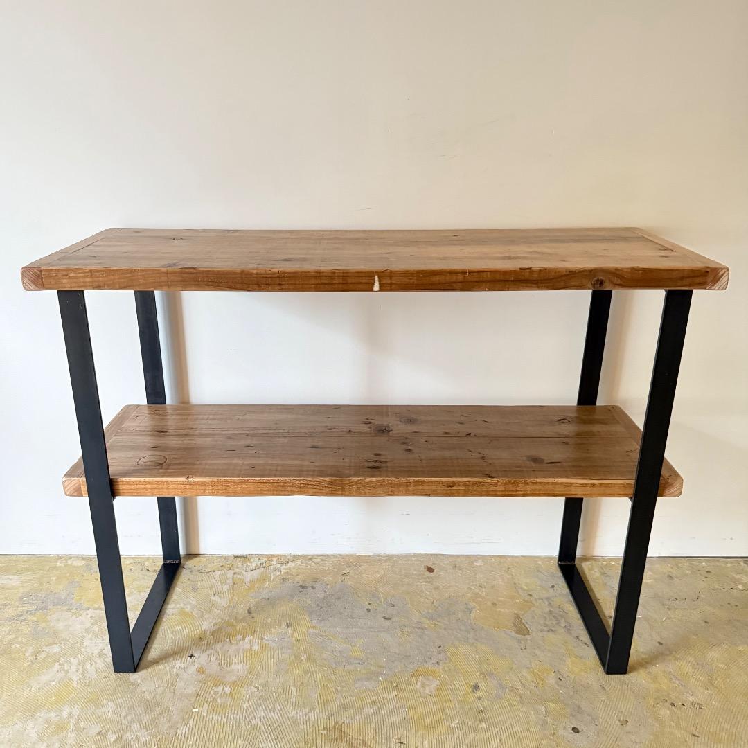 ▼ラスティックシェルフ 2nd 足場古材 アイアン 棚 什器