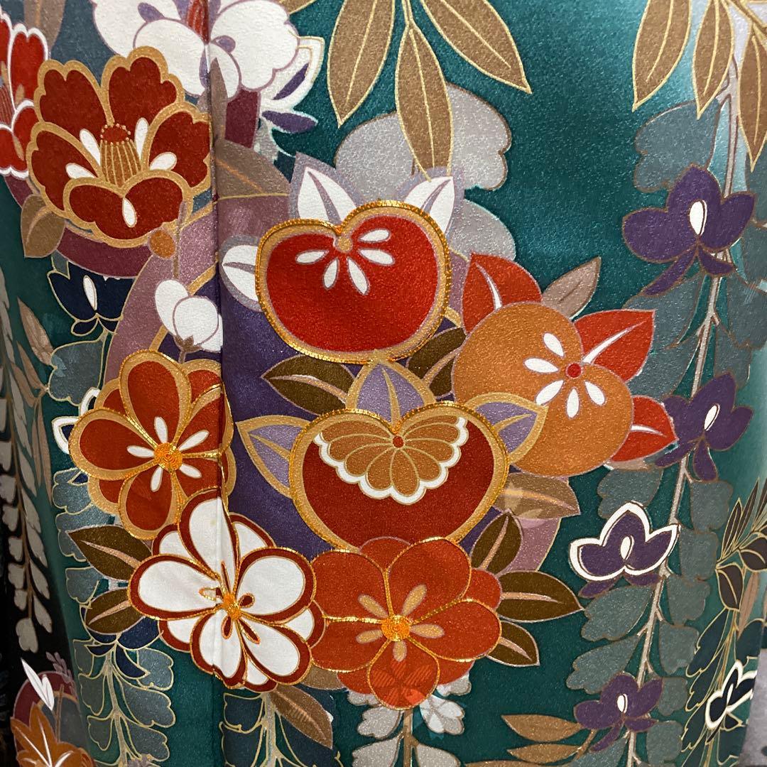 正絹　高級振袖　長襦袢セット