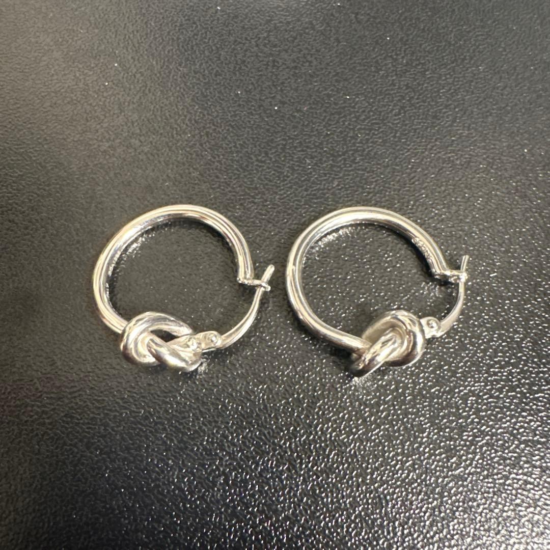 CELINE ノット スモールフープピアス【美品】