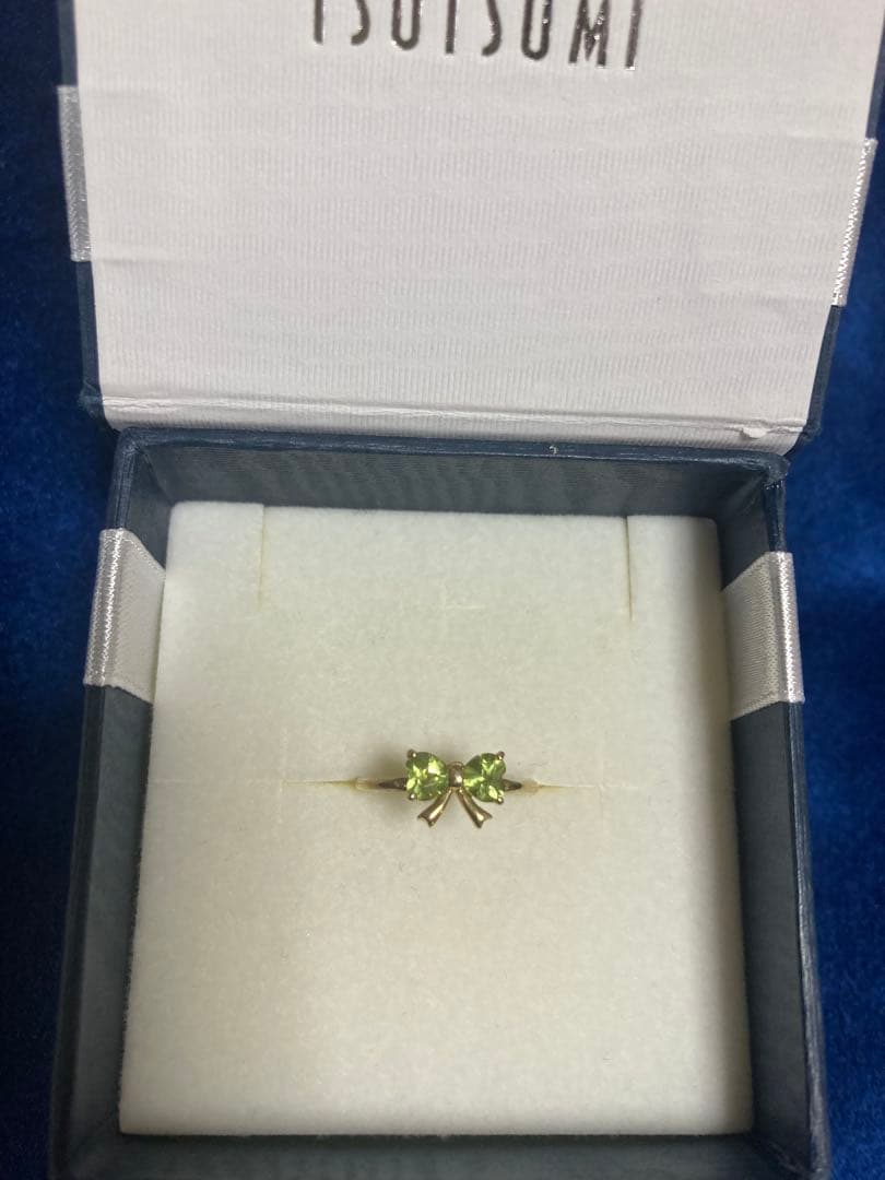 【TSUTSUMI】ペリドット ピンキーリング