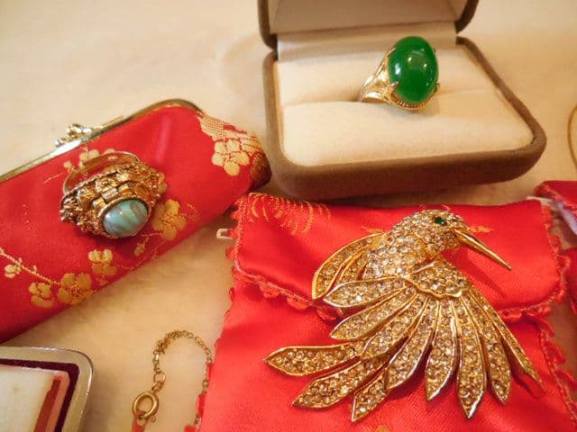 遺品整理 アジアン ジュエリー アクセサリー ネックレス バングル ブローチ