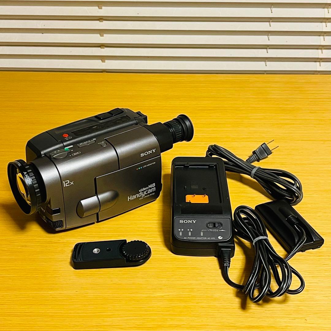 【録画・再生OK・希少】SONY CCD-TRV60 Hi8/8ミリビデオカメラ