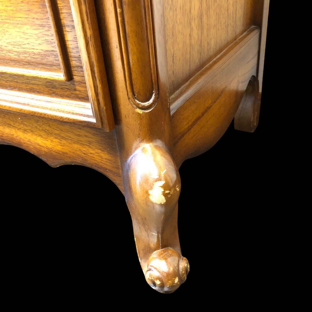 アンティーク　猫足　ロココスタイル　チェスト　キャビネット　ヴィンテージ