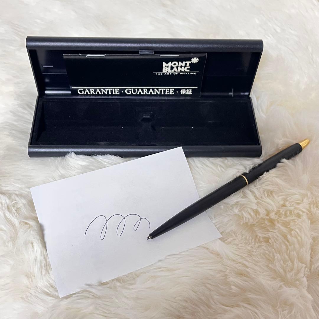 MONT BLANC ブラックボールペン ゴールドトリム