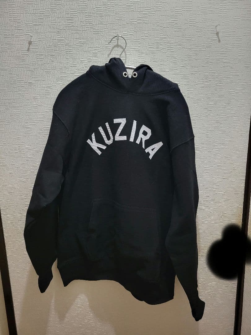 KUZIRA LOGO HOODIE パーカー ブラック Lサイズ