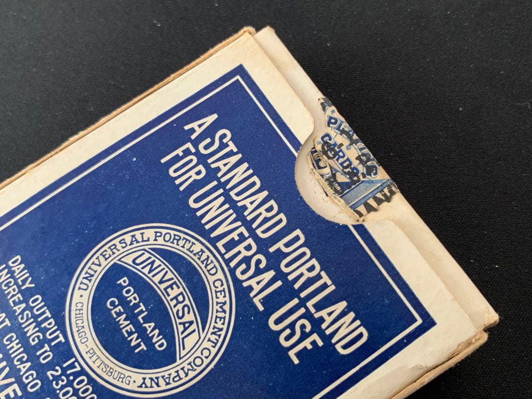 1908年製 Universal Portland Cement ビンテージ