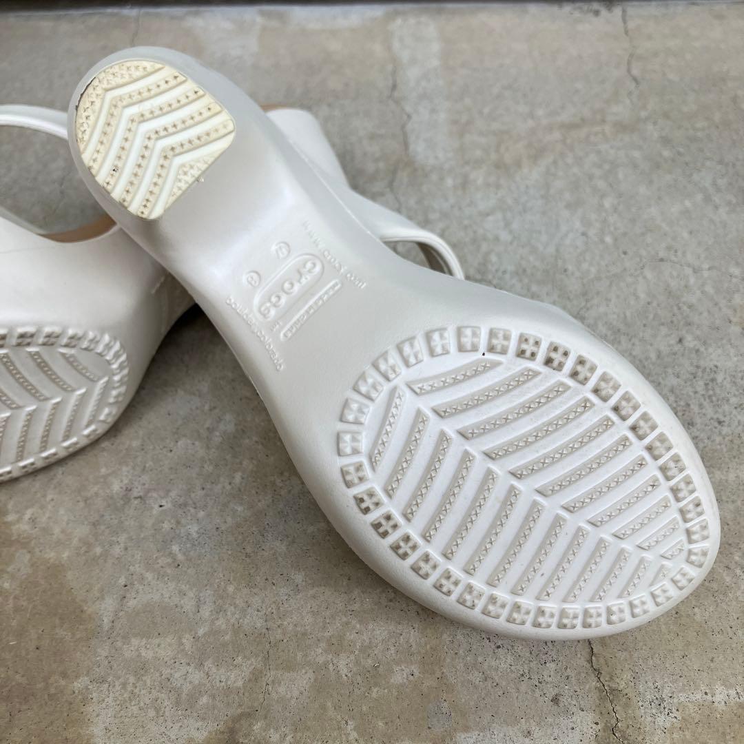 【廃盤品】CROCS クロックス　サイプラス　24㎝　w8 ホワイト