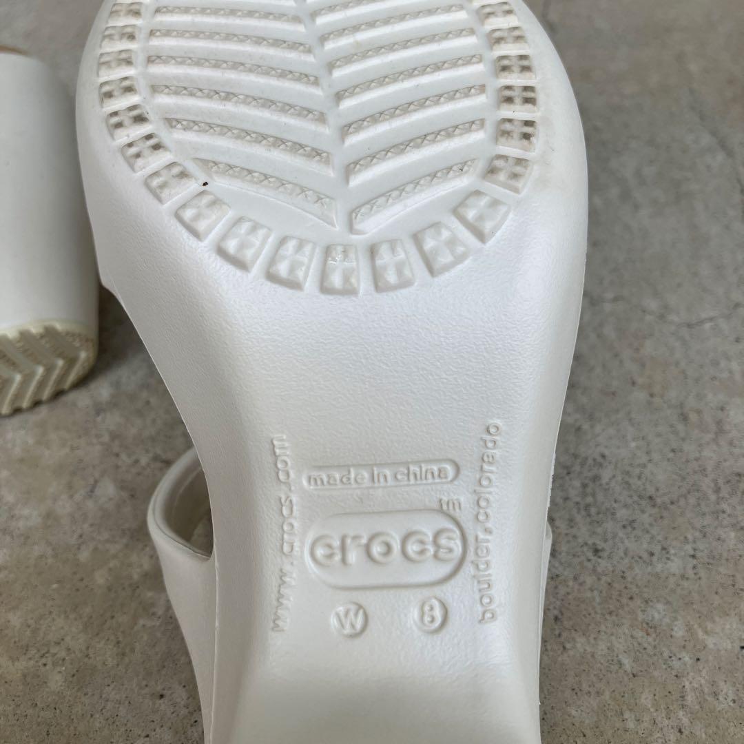 【廃盤品】CROCS クロックス　サイプラス　24㎝　w8 ホワイト