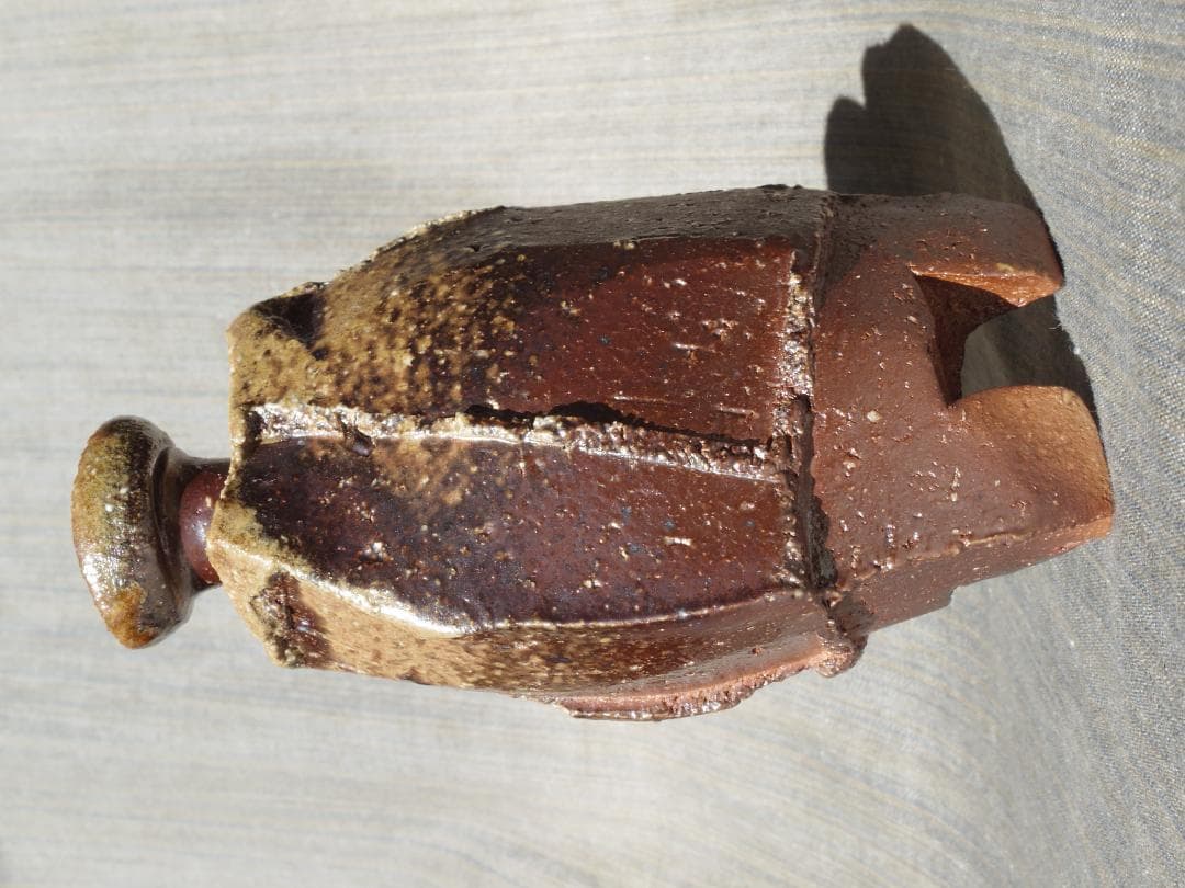 隠崎隆一【師：人間国宝　伊勢崎淳】★備前徳利