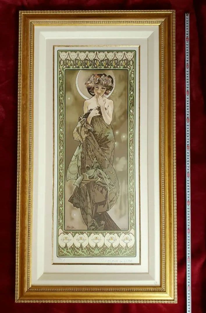P*m様 【アルフォンス・ミュシャ】限定300部『月光』☆保証書＆証明書付きリト