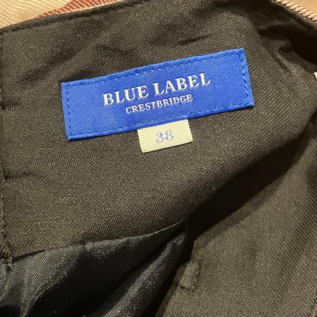 【美品】ブルーレーベルクレストブリッジ エアリーツイルスカート