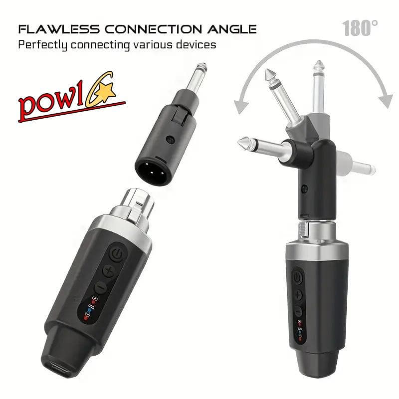 有線が無線にワイヤレスマイクシステムXLRコネクター付き2.4GHz長距離USB