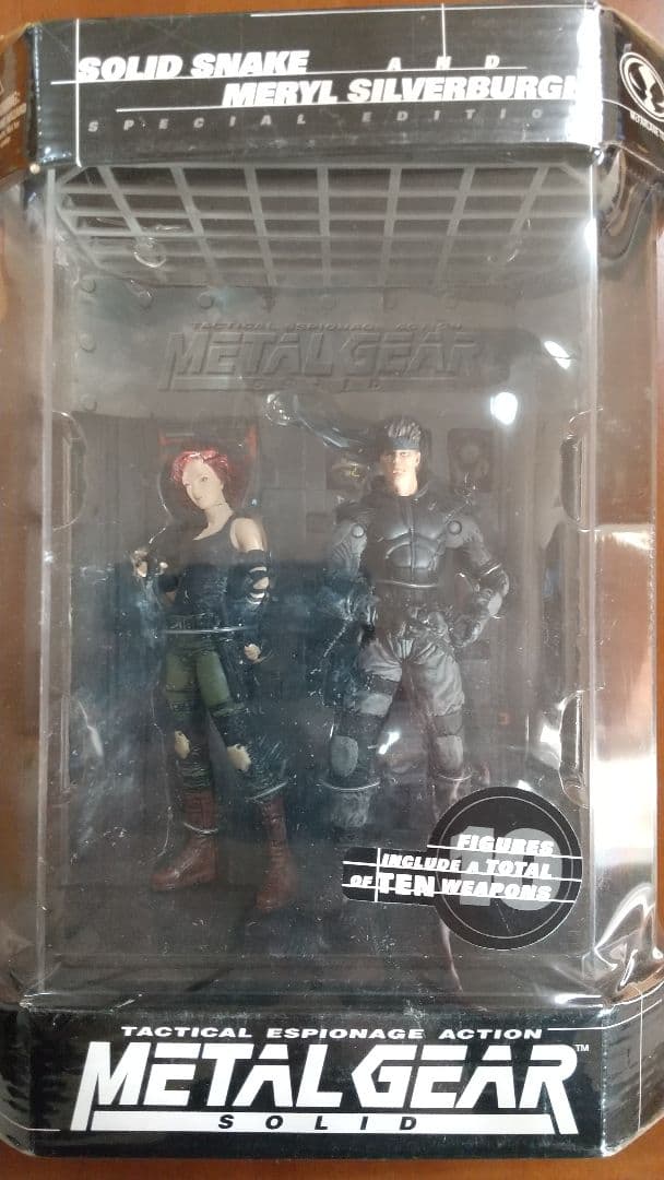 【超レア】メタルギアソリッドフィギュア ソリッドスネーク&メリルシルバーバーグ