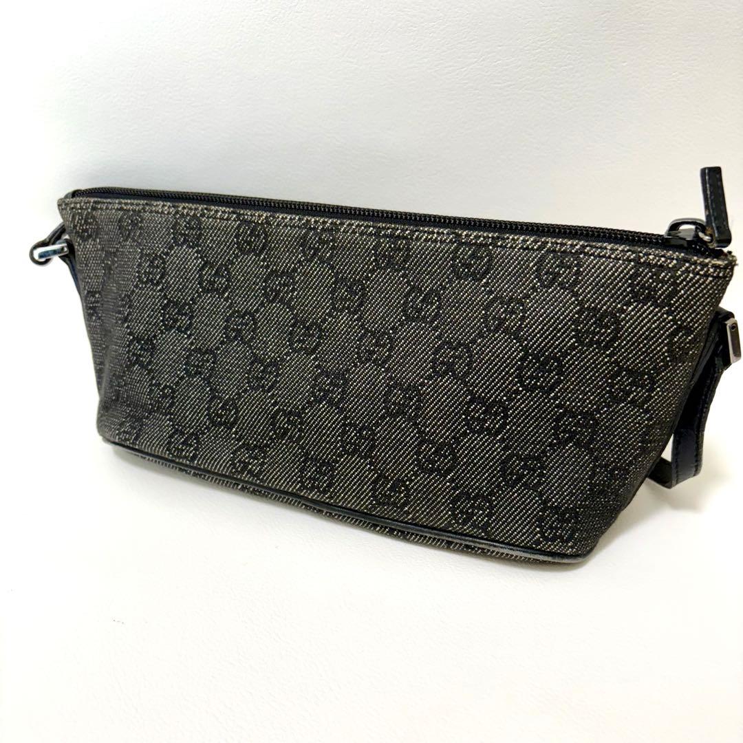 GUCCI グッチ GGキャンバス ハンドバッグ アクセサリーポーチ キャンバス