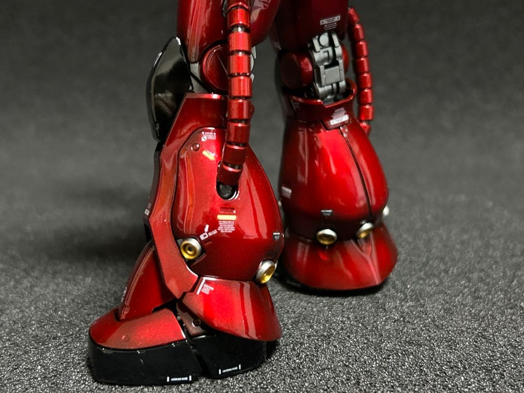 MGシャア専用ザク　キャンディーグラデーション全塗装済み完成品