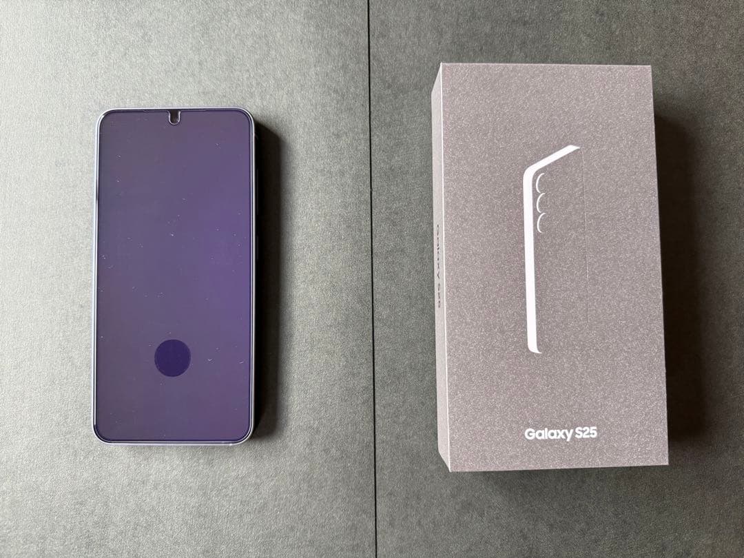 Samsung Galaxy S25（256GB）ブルーブラック 純正ケース付