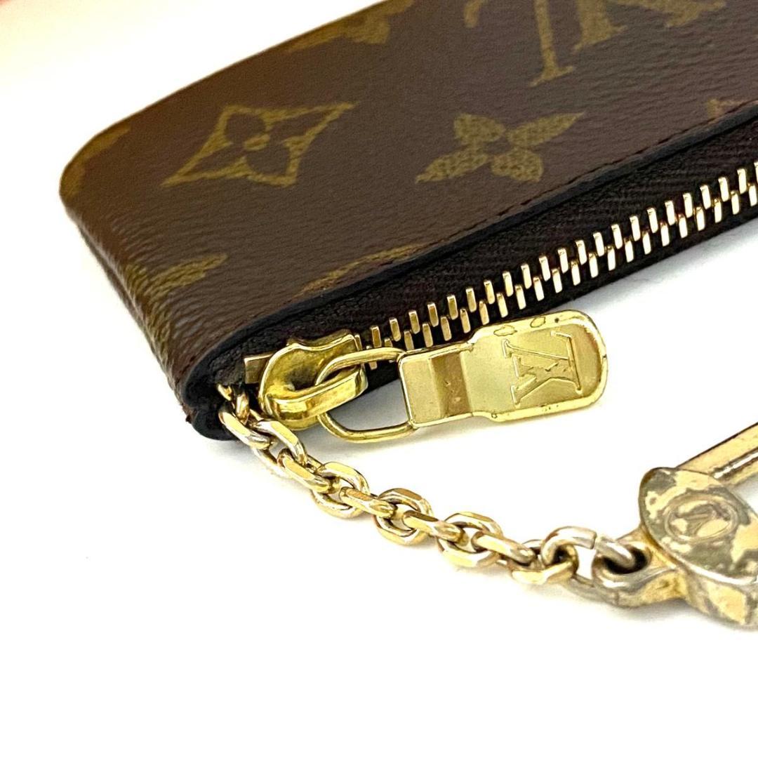 ルイ ヴィトン◎ポシェット クレ モノグラム ケース キーホルダー 小銭入