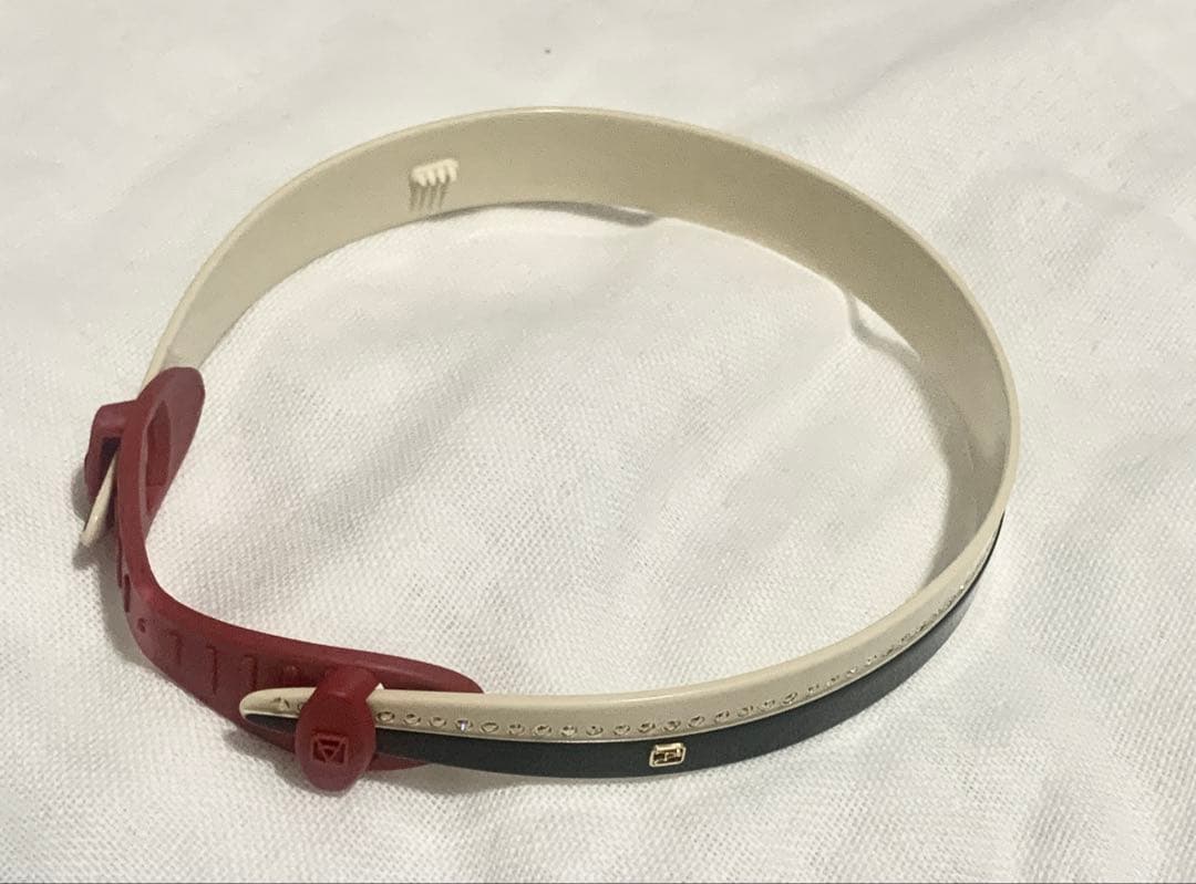 ALEXANDLE バイカラーストーン付きヘアカチューシャ