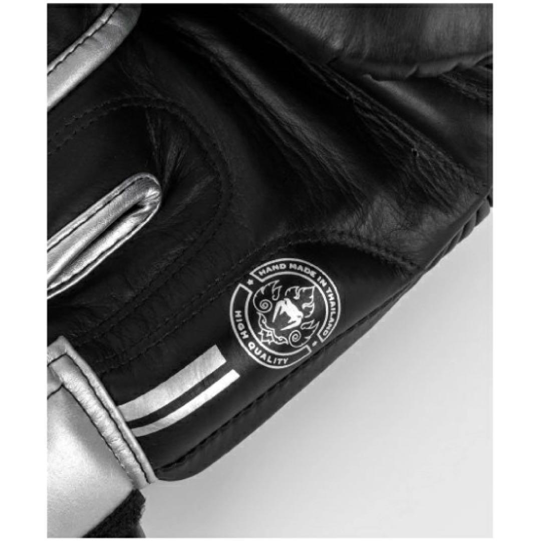 Venum Power 2.0 ボクシンググローブ ブラック/シルバー