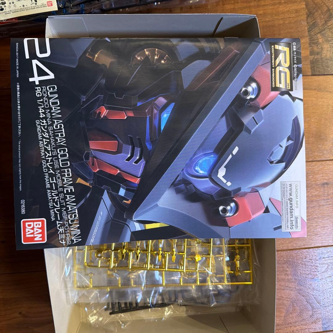 RG ガンダムゴールドフレーム天ミナ　スペシャルコーティング　未組み立て