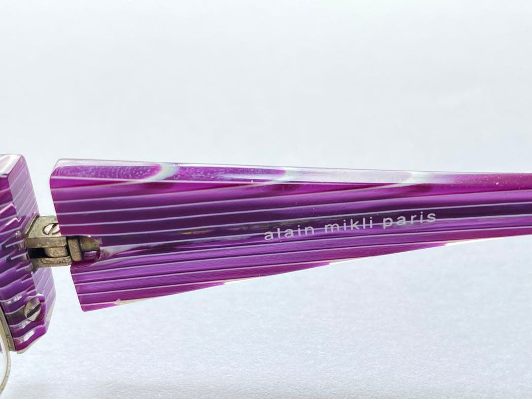 【入手困難】アランミクリ　alain mikli  パープルブラインドフレーム