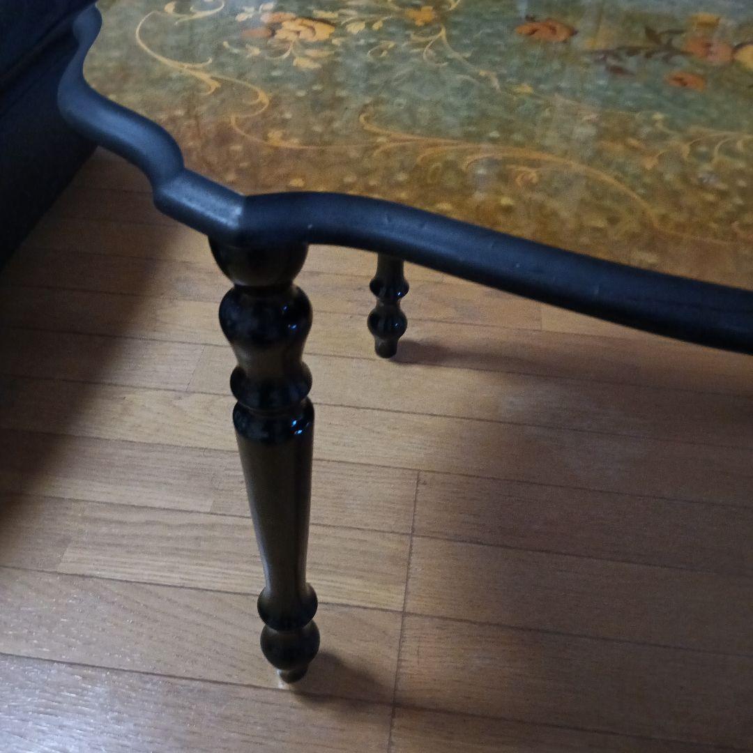 Demainドマン　象嵌　テーブル