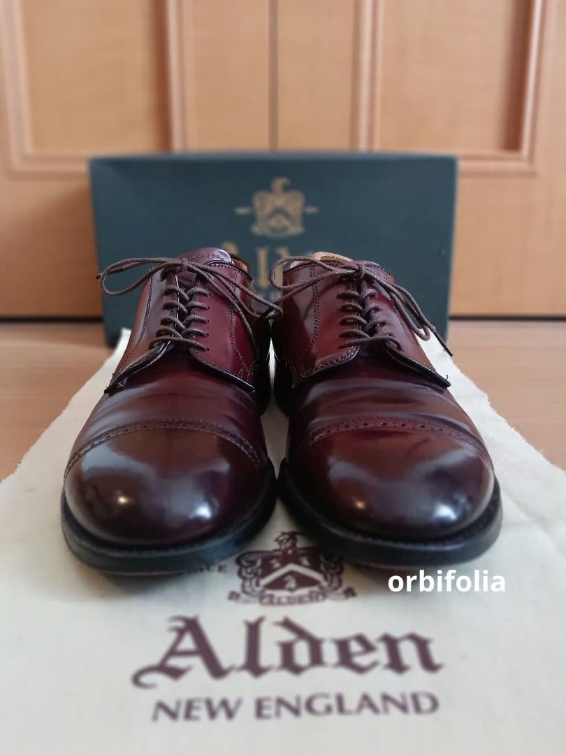 【極美品】Alden56201オールデンコードバンモディファイドラスト