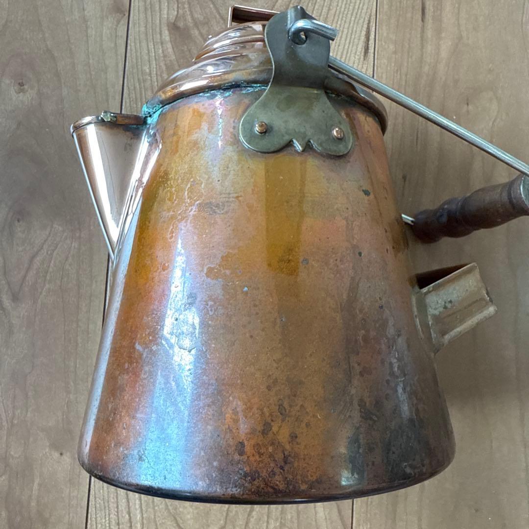 【2014ビンテージ】 グランマーコッパーケトル インド生産