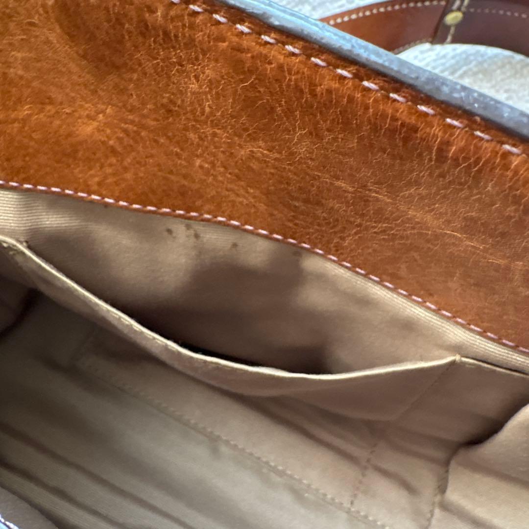 COACH パッチワークレザー ハンドバッグ保存袋付き　ヴィンテージ