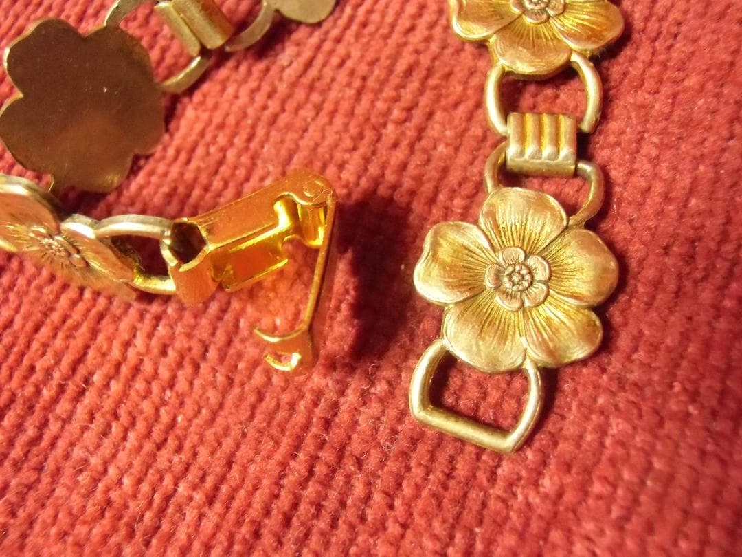 ★アメリカ軍＊海軍＊９２５銀製＋金張り＋のブレスレット（実物）