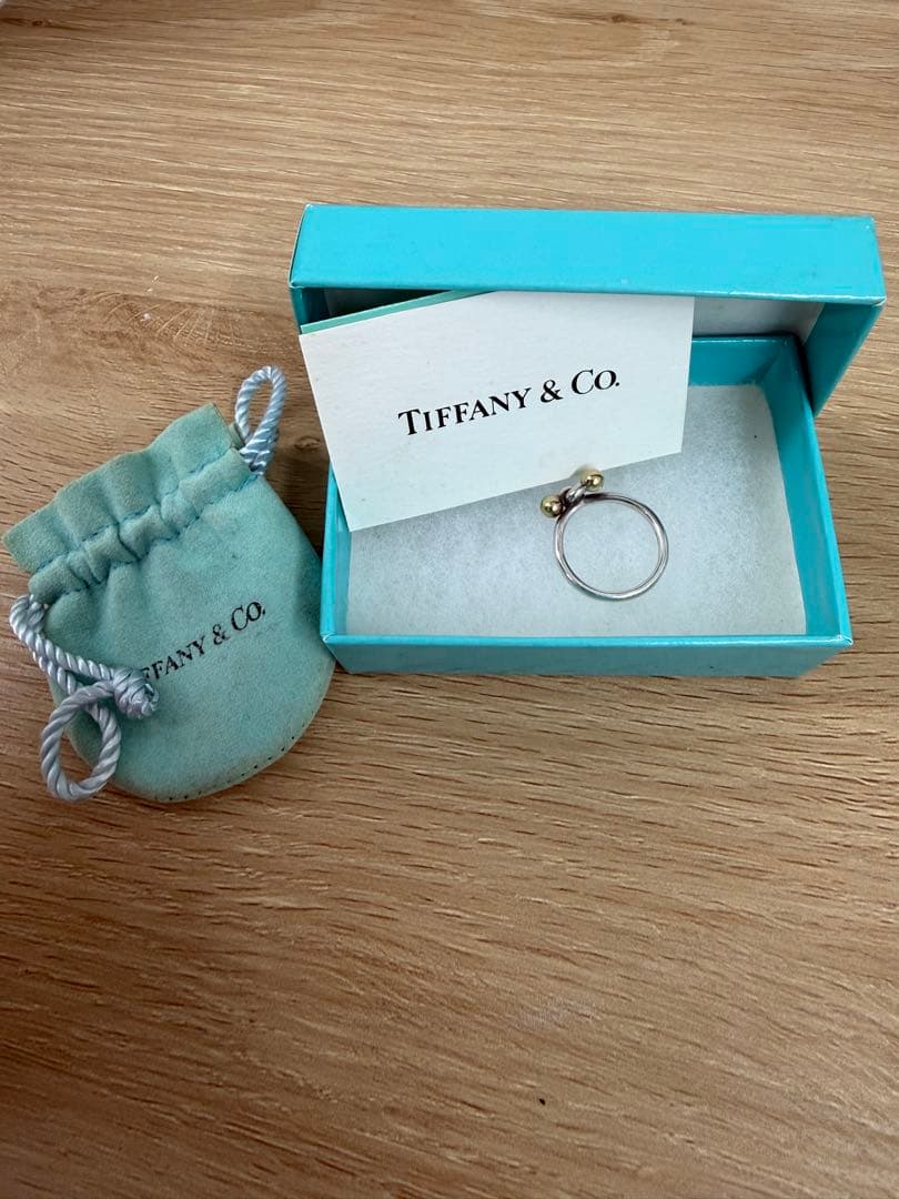 ティファニー ボールデザイン リング SV925 箱袋付