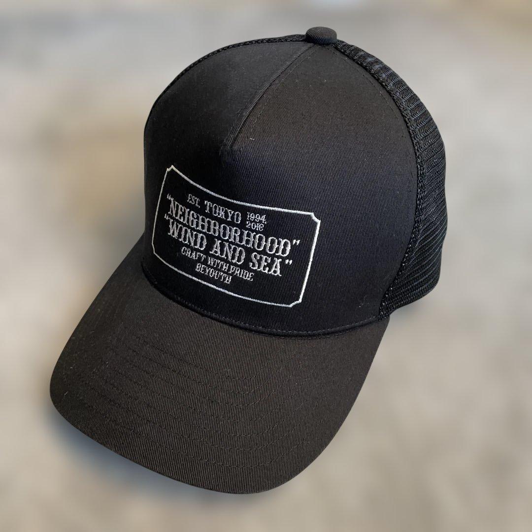 NEIGHBORHOOD×WIND AND SEAメッシュキャップ