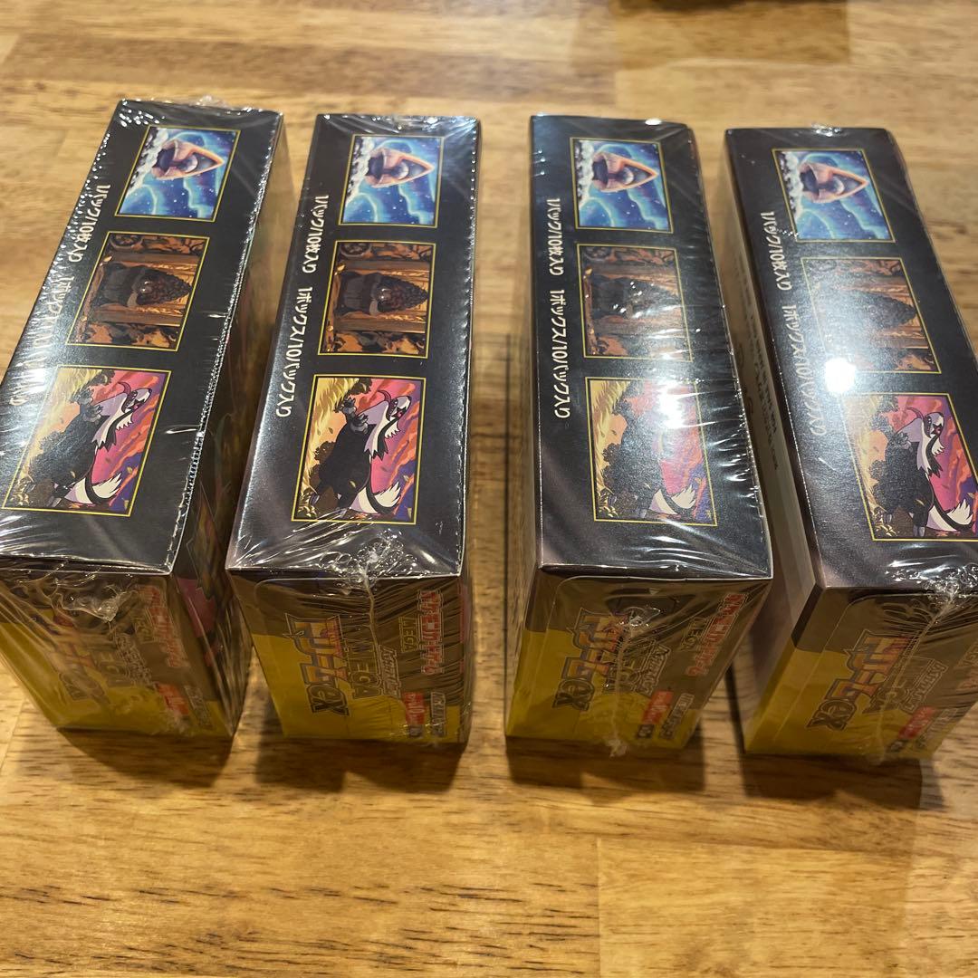 ポケモンカードゲーム MEGAドリームEX 【新品未開封シュリンク付】 4BOX